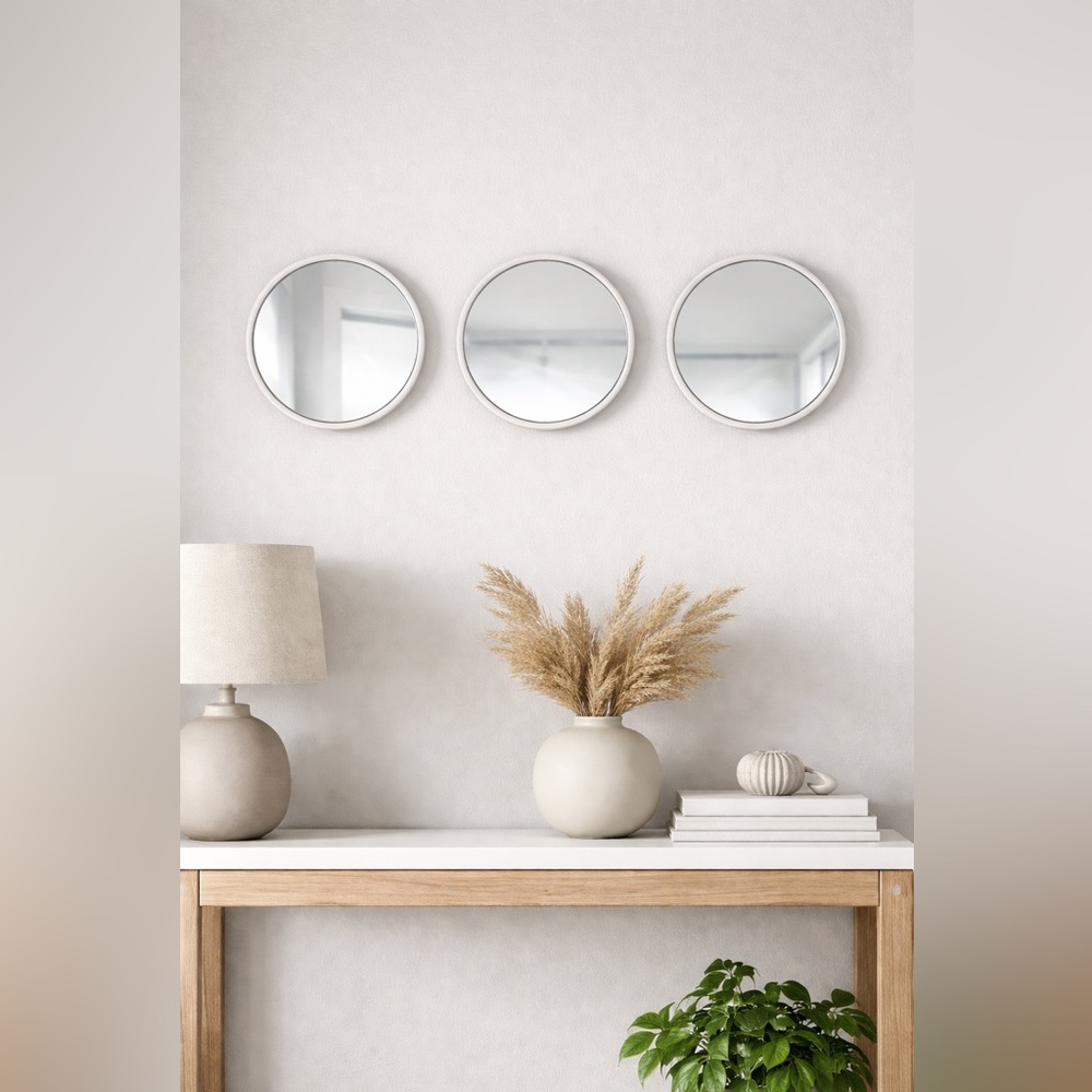 Triple Round Wall Mirrors